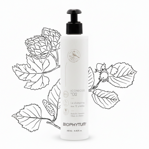 Biophytum antidandruff shampoo for healthy scalp. stronger hair. 